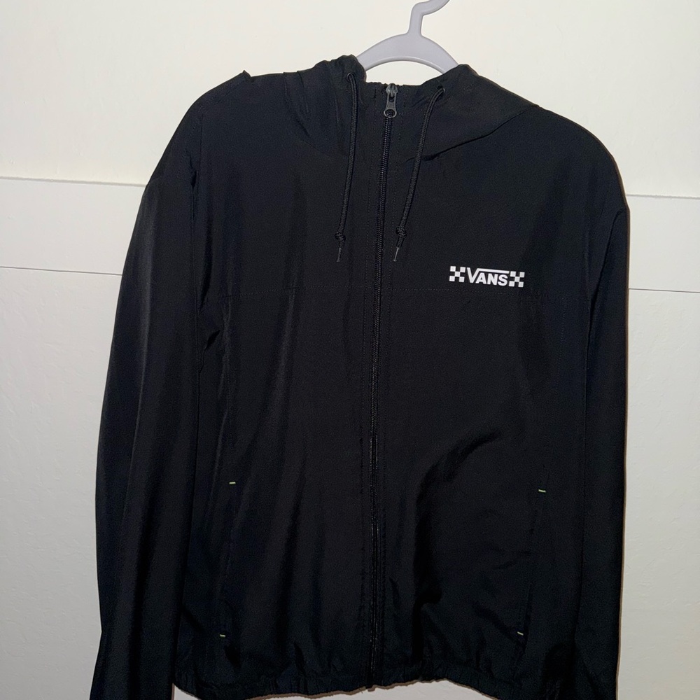 Vans Classic Black Zip-Up Jacket windbreaker